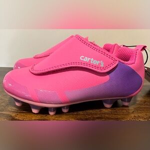 Carters Toddler Girls Fuchsia Fica Soccer Cleats Size 8